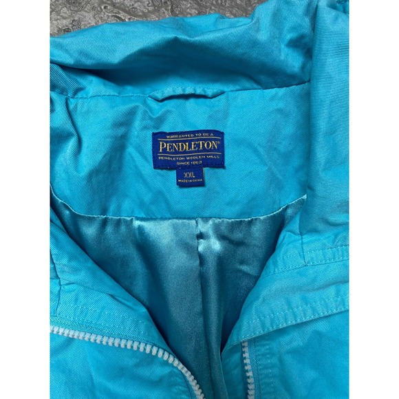 Pendleton Women Blue Full Zip Mock Jacket XXL - Picture 2 of 13